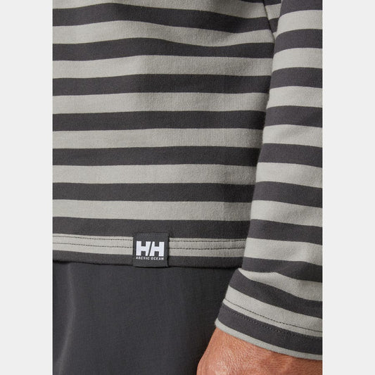 Herren-Langarm-T-Shirt aus Baumwolle mit Arktis-Ozean-Motiv