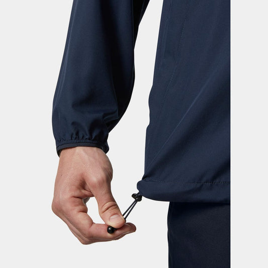 Herren-Windjacke mit Salzstreifen