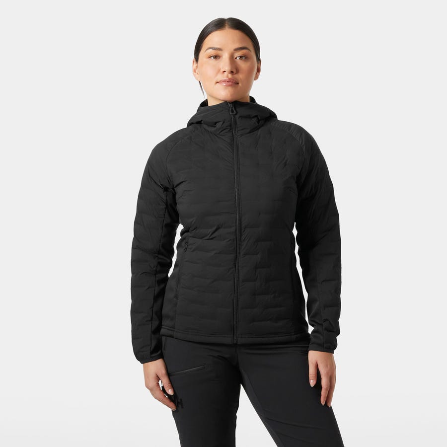 HP Damen-Stretch-Isolierjacke mit Kapuze