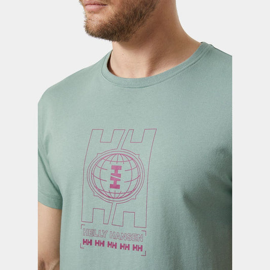 Herren-T-Shirt mit Grafikmuster