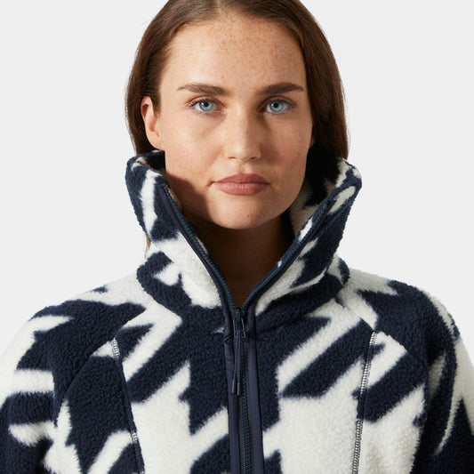 Damen-Fleecejacke mit halbem Reißverschluss aus Bliss Pile