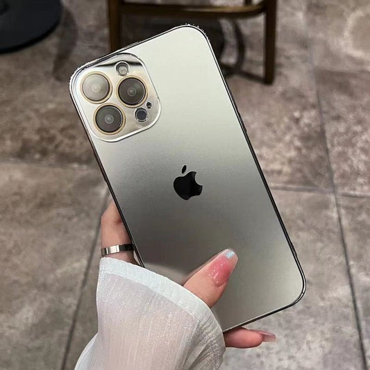 Handyhülle aus mattiertem Glas für iPhone