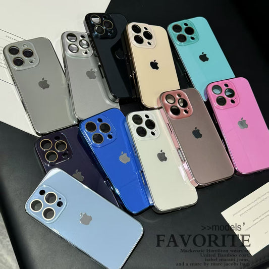 Leichte Luxus-Schutzglashülle für iPhone