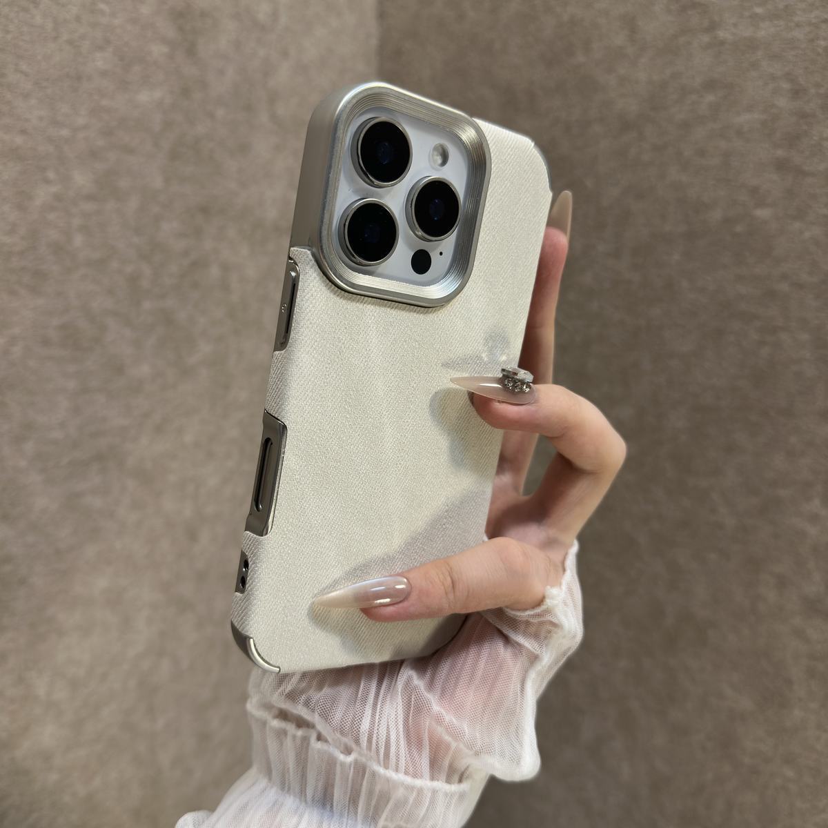 Leather Snow Mountain Pattern Phone Case For iPhone Cases