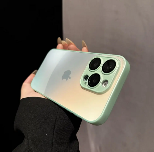 Farbverlauf-Handyhülle mit Mattierung für iPhone-Serie