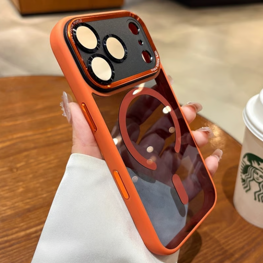 Komplette Handyhülle mit Metalllinse für iPhone 17/16/15/14 Serie