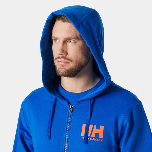 Herren-Hoodie mit durchgehendem Reißverschluss und Logo 2.0 