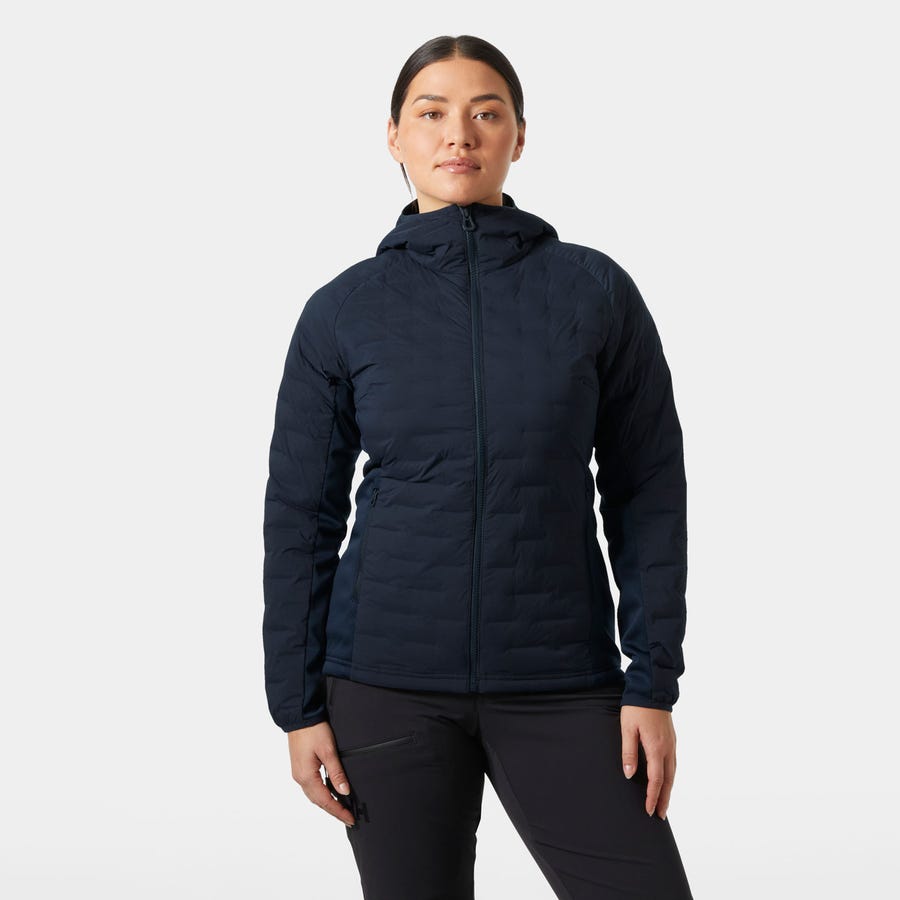 HP Damen-Stretch-Isolierjacke mit Kapuze 