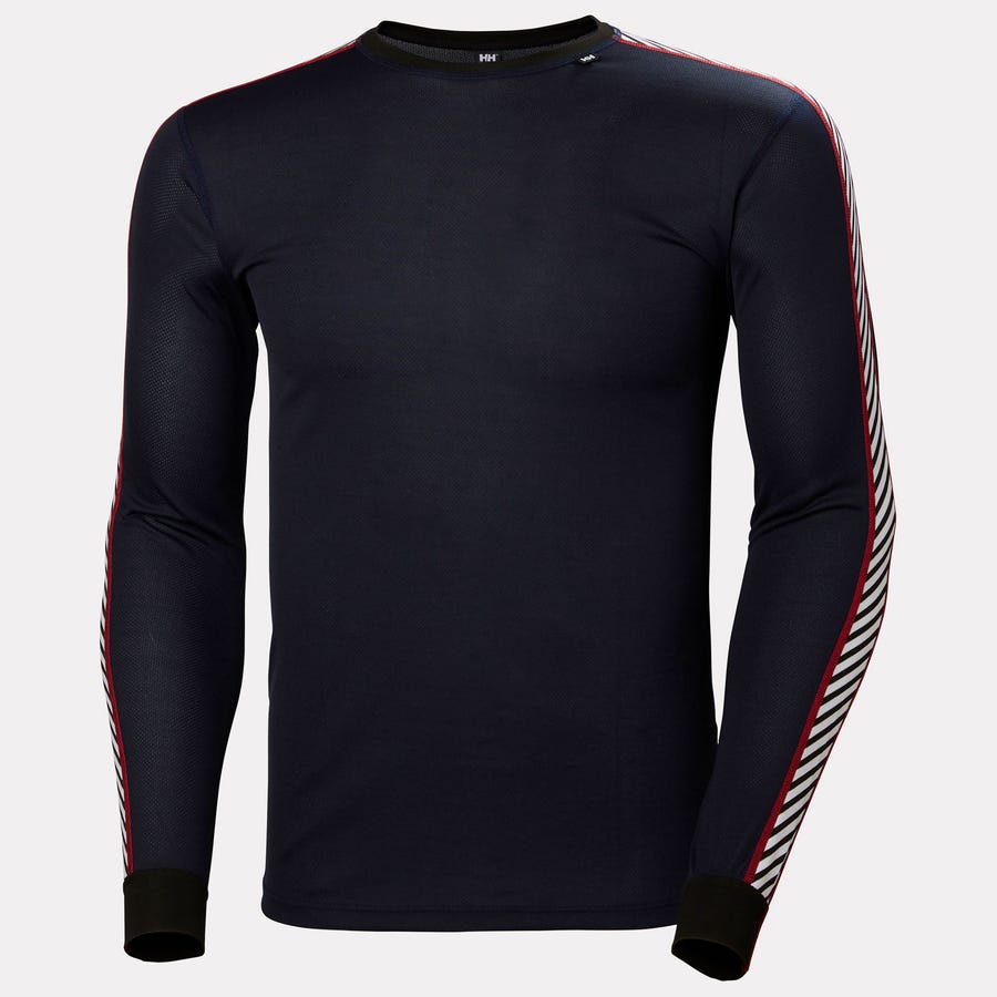 Men's LIFA Stripe Long-Sleeve Crew Base Layer