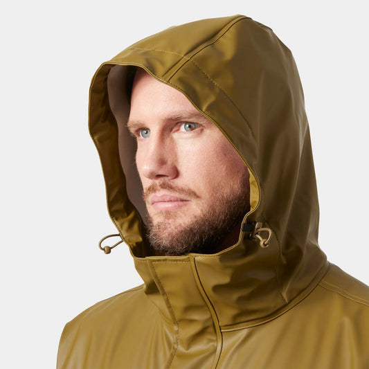 Moosgrüne Regenjacke für Herren 