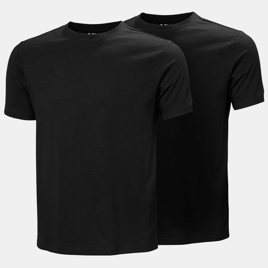 2er-Pack Baumwoll-T-Shirts für Herren 