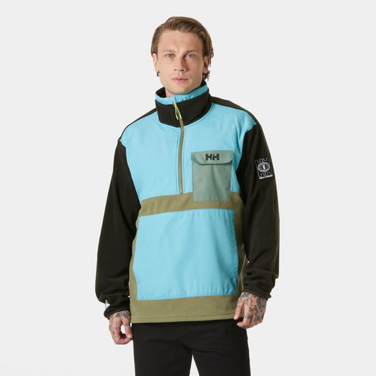 Unisex-Fleeceanorak mit halbem Reißverschluss 