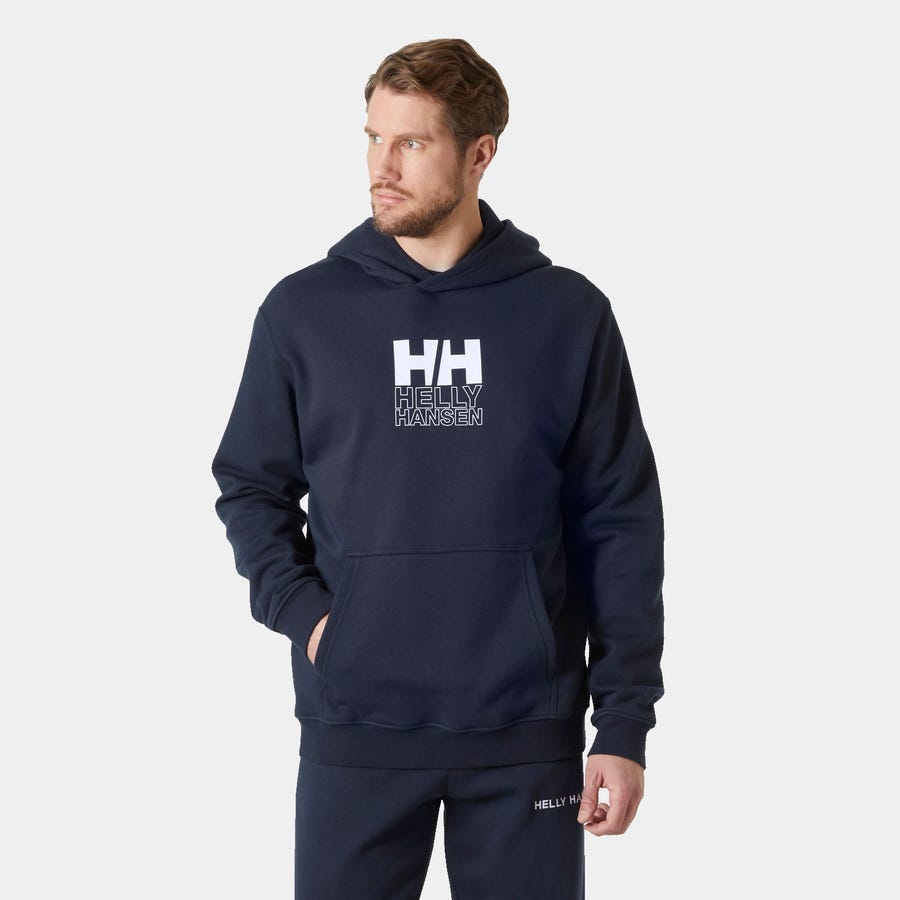 Men's Cotton Fleece Graphic Hoodie