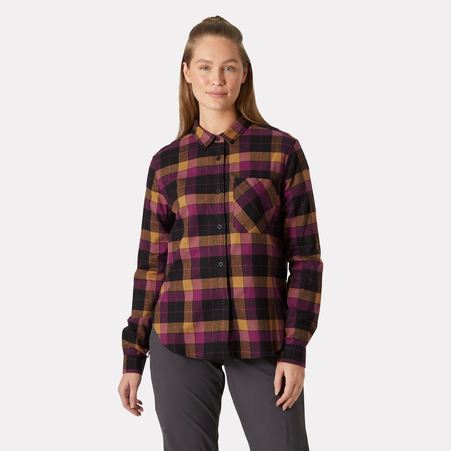 Women's Lokka Organic Flannel Long Sleeve Shirt