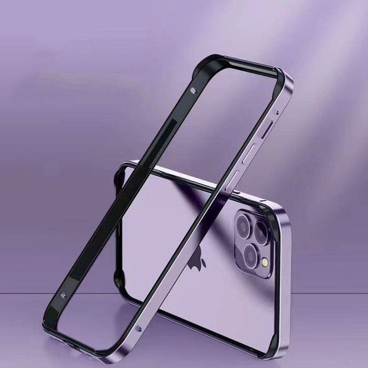 Coole Nude Sense Anti-Fall iPhone-Hülle – Silikon mit Metallrahmen