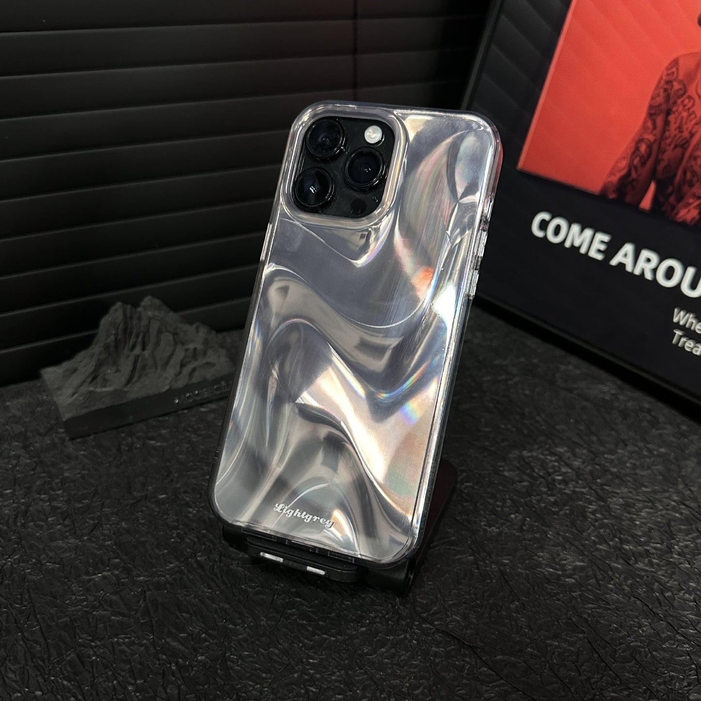 Simple INS Sstyle Electroplating Gradient iPhone Case