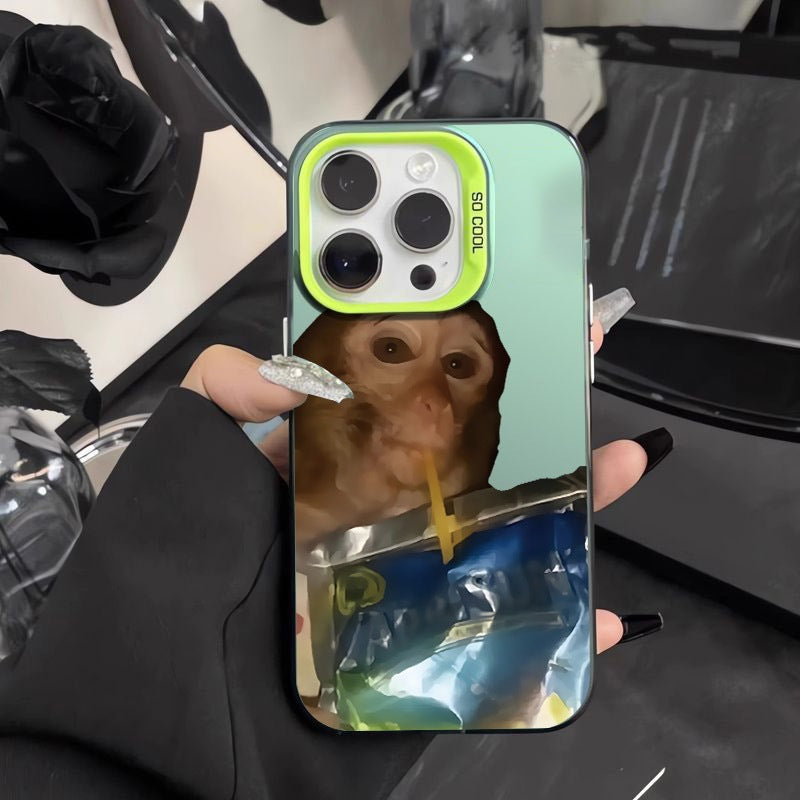 Funny Monkey - All-Inclusive Capri Length Phone Case, Compatible with iPhone