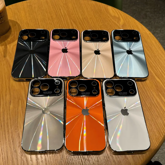 Aurora Luxus-Handyhülle mit großem Sichtfenster (für iPhone-Serie)