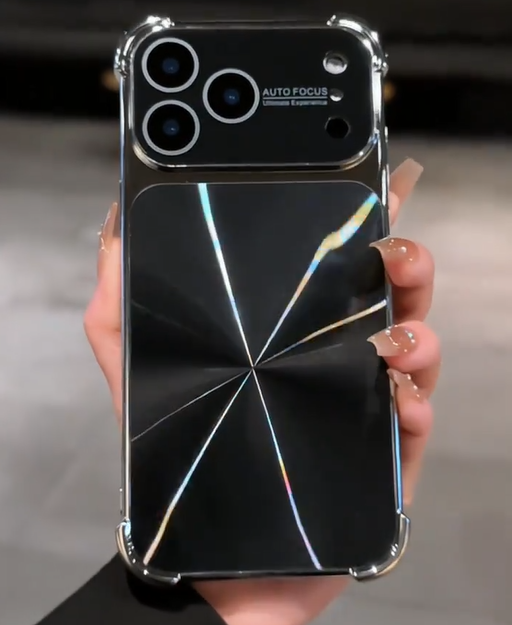 Full-size Shockproof Phone Case with AI button and CD Pattern for iPhone Series