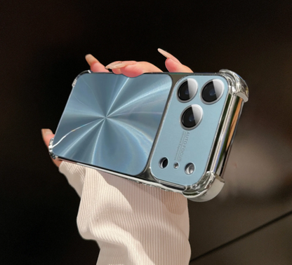 Full-size Shockproof Phone Case with AI button and CD Pattern for iPhone Series