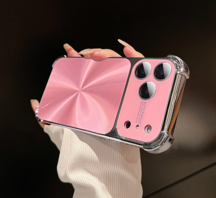 Full-size Shockproof Phone Case with AI button and CD Pattern for iPhone Series