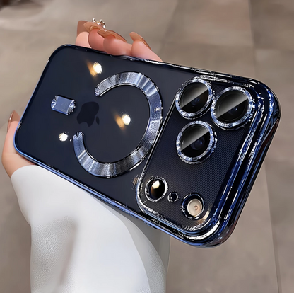 Transparent Case Compatible for iPhone 17 Air pro max Shockproof Plating Soft case