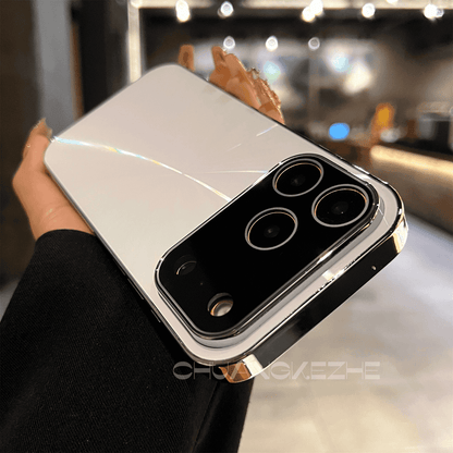 Electroplating Laser Square Mobile Phone Case Suitable for iPhone Series